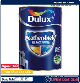 Sơn bóng ngoại thất dulux weathershield 5L