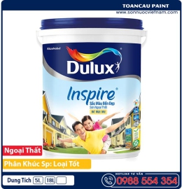 Sơn dulux inspire ngoại thất - bề mặt mờ