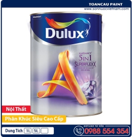 Sơn Dulux nội thất Ambiance 5in1 Superflexx - Siêu Bóng