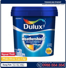 sơn ngoại thất dulux weathershield color protect