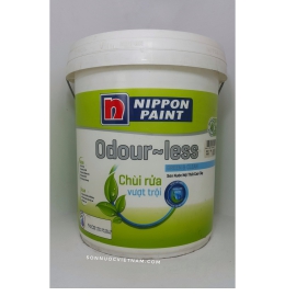 Sơn nippon nội thất lau chùi vượt trội - Odour less
