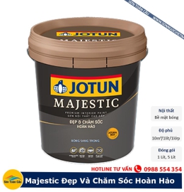 Sơn Nội Thất Jotun Majestic Đẹp & Chăm Sóc Hoàn Hảo - Lon 5L