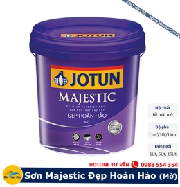 Sơn nội thất majestic đẹp hoàn hảo - Thùng 15L (mờ)