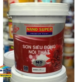 Sơn lau chùi nội thất - Siêu bóng