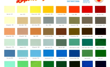 Bảng Màu Sơn Dầu Bạch Tuyết