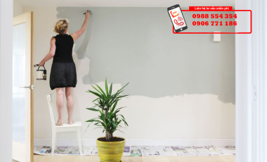 Cách tự sơn tường nhà đẹp