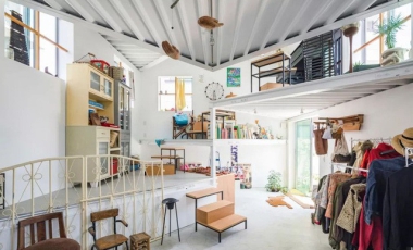 Ngôi nhà ngoại ô vô cùng đặc biệt vì không có cửa và phòng riêng ở Nhật Bản