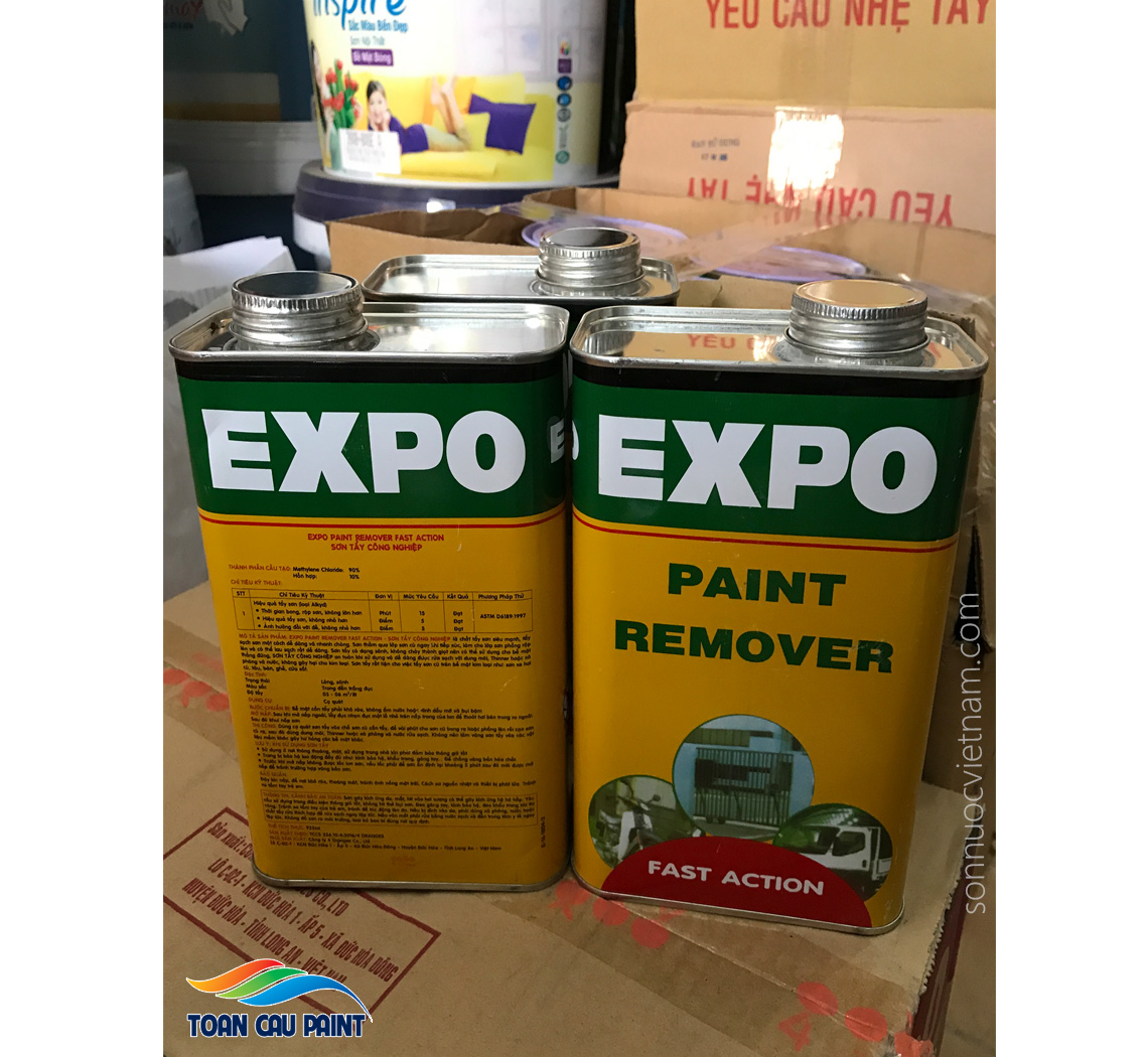 Hóa chất tẩy sơn Expo: Hóa chất tẩy sơn Expo sẽ giúp bạn loại bỏ sơn cũng như các lớp phủ khác một cách nhanh chóng và hiệu quả. Hãy xem hình ảnh để biết thêm chi tiết và ứng dụng của sản phẩm này.